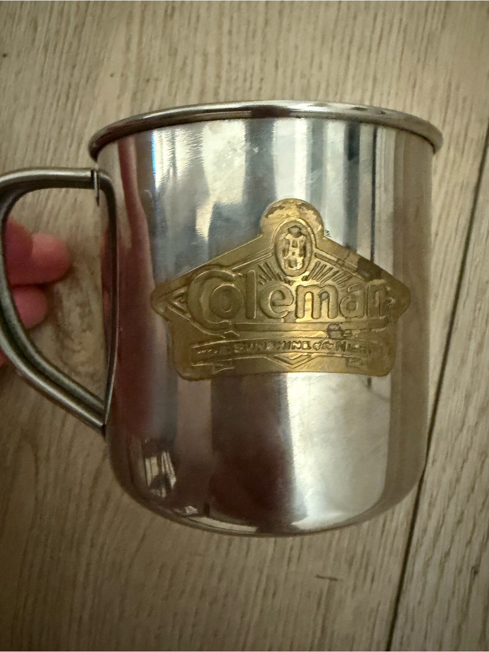Metal Mug with Brand Logo